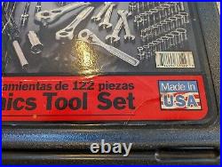 Craftsman Vintage 122pc Mechanics Socket & Ratchet Set #33122 USA Made