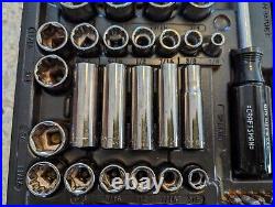 Craftsman Vintage 122pc Mechanics Socket & Ratchet Set #33122 USA Made