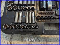 Craftsman Vintage 122pc Mechanics Socket & Ratchet Set #33122 USA Made