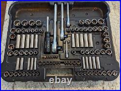 Craftsman Vintage 122pc Mechanics Socket & Ratchet Set #33122 USA Made