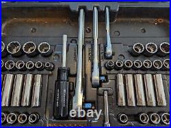 Craftsman Vintage 122pc Mechanics Socket & Ratchet Set #33122 USA Made