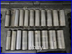 Craftsman Vintage 122pc Mechanics Socket & Ratchet Set USA Made