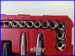 Craftsman super Max Axess socket set pass thru SAE/Metric 1/4 & 3/8 51 pieces Craftsman super Max Axess socket set pass thru SAE/Metric 1/4 & 3/8 51 pieces