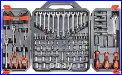 Crescent 150 Piece 1/4 and 3/8 Drive 6 Point SAE/Metric Professional Tool Set