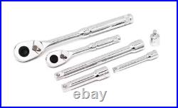 Crescent 1/4 in 3/8 in Drive 6-Point Standard Mechanics Tool Set Case 150-Piece