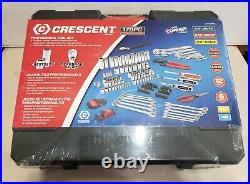 Crescent CTK170MPN 170 Piece Professional Tool Set, SAE and Metric, Case, New