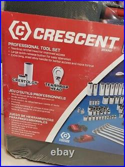 Crescent CTK170MPN 170 Piece Professional Tool Set, SAE and Metric, Case, New