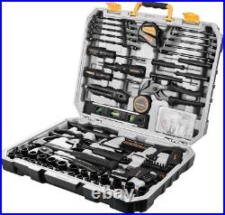 DEKO 218 PCS General Household Hand Tool Set Screwdriver Set, Socket Set