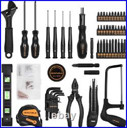 DEKO 218 PCS General Household Hand Tool Set Screwdriver Set, Socket Set