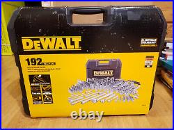 DEWALT DWMT75049 192-piece Socket Tool Set Metric SAE 1/2 1/4 3/8 Ratchets