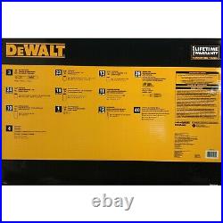 DWMT45184 Dewalt, 184 PC. Black Chrome Polish Mechanics Tool Set W Hard Case