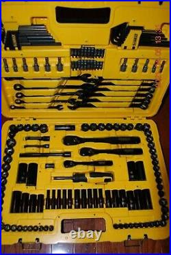 Dewalt 184 Pieces Black Chrome Polish Mechanic Tool Set # Dwmt45184