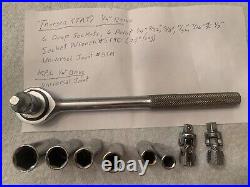 Excellent Vintage Thorsen SAE & Metric 1/4, 3/8 & 1/2 Drive Ratchets & Socket