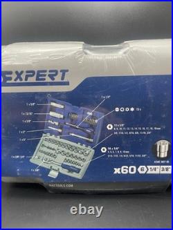Expert By Mac Tools E030712-US 60pc 1/4 & 3/8dr Metric & SAE 6pt Socket Set Expert By Mac Tools E030712-US 60pc 1/4 & 3/8dr Metric & SAE 6pt Socket Set