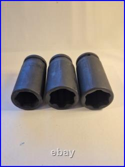 FACOM 3/4 Drive Impact Sockets LOT 17pcs NK Series Deep & Standard Metric + SAE