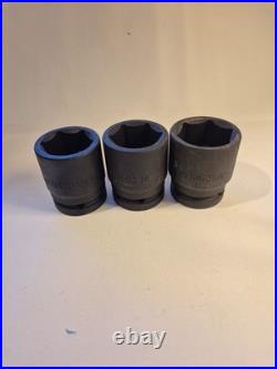 FACOM 3/4 Drive Impact Sockets LOT 17pcs NK Series Deep & Standard Metric + SAE