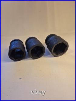 FACOM 3/4 Drive Impact Sockets LOT 17pcs NK Series Deep & Standard Metric + SAE
