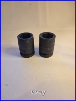 FACOM 3/4 Drive Impact Sockets LOT 17pcs NK Series Deep & Standard Metric + SAE