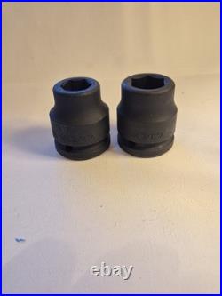 FACOM 3/4 Drive Impact Sockets LOT 17pcs NK Series Deep & Standard Metric + SAE