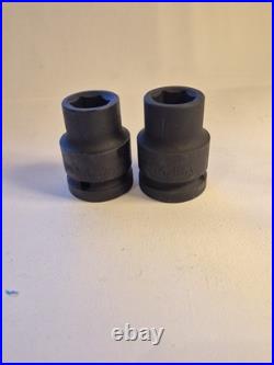 FACOM 3/4 Drive Impact Sockets LOT 17pcs NK Series Deep & Standard Metric + SAE