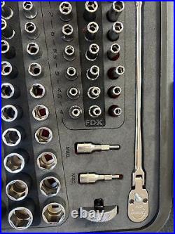 For Snap on New 1100TMPBFR 100pc 1/4dr Metric/SAE General Service Set with Case