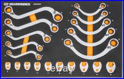 GEARWRENCH 19 Piece Specialty Ratcheting SAE Wrench Set in Foam Storage Tray G