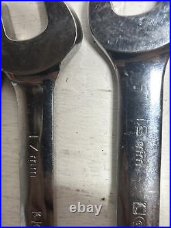 GEARWRENCH 19pc. SAE And Metric Ratcheting Combination Wrenches Mixed Used Lot