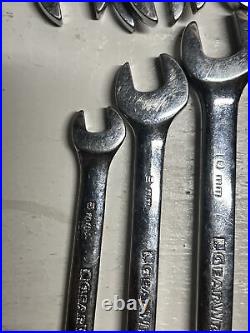 GEARWRENCH 19pc. SAE And Metric Ratcheting Combination Wrenches Mixed Used Lot