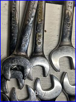 GEARWRENCH 19pc. SAE And Metric Ratcheting Combination Wrenches Mixed Used Lot