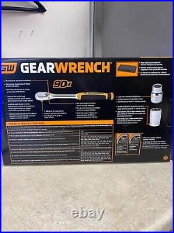 GEARWRENCH 1/4 & 3/8 Drive 6-Point SAE/Metric Mechanics Tool Set- 83001