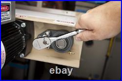 GEARWRENCH 1/4 Drive Standard & Deep SAE/Metric Mechanics Tool Set 51 Black