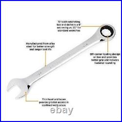 thumbnail image 2 of GEARWRENCH 20-Piece Ratcheting Combination Wrench Set - SAE & Metric Sizes 35720A-02 2 of 9