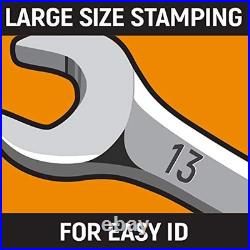 GEARWRENCH 20 Piece Ratcheting Combination Wrench SAE & Metric Silver