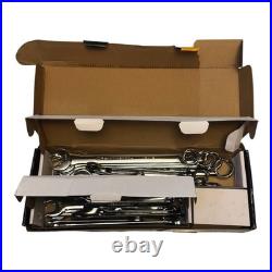 GEARWRENCH 28 Piece Combination Wrench Set 6 Point SAE SAE/Metric Chrome