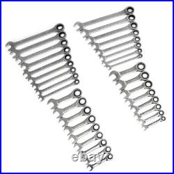 GEARWRENCH 34 Pc. Standard & Stubby Ratchet Wrench Set SAE/Metric 85034