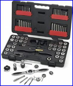 GEARWRENCH 3887 SAE/Metric Ratcheting Tap and Die Set 77 Piece