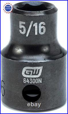 GEARWRENCH 44 Pc 38 Drive 6 Point Standard Deep Impact SAE Metric Socket Set