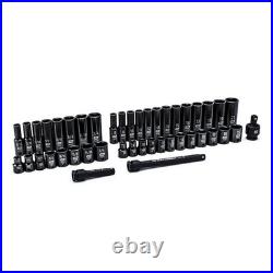 GEARWRENCH 44 Pc. 3/8 Drive 6 Point Standard & Deep Impact SAE/Metric Socket Se