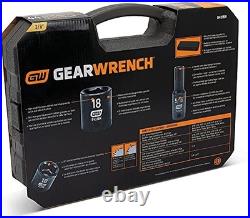 GEARWRENCH 44 Pc. 3/8 Drive 6 Point Standard & Deep Impact SAE/Metric Socket Se