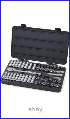 GEARWRENCH 49 Pc 1/2 Dr 6Pt SAE/Metric Deep & Standard Socket Set KD80700D