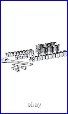 GEARWRENCH 49 Pc 1/2 Dr 6Pt SAE/Metric Deep & Standard Socket Set KD80700D
