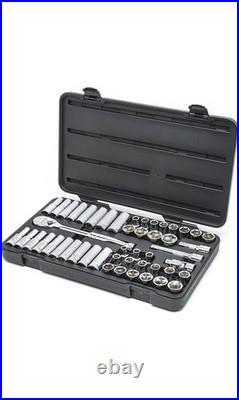 GEARWRENCH 49 Pc 1/2 Dr 6Pt SAE/Metric Deep & Standard Socket Set KD80700D