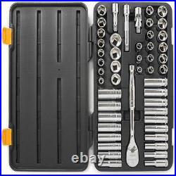 GEARWRENCH 49 Pc. 1/2 Drive 6 Pt. 120XP Mechanics Tool Set, Standard & Deep, SA