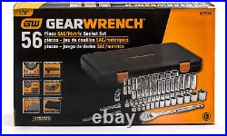 GEARWRENCH 56 Pc. 3/8 Drive 6 Pt. 120XP Tool Set, SAE/Metric 80550P