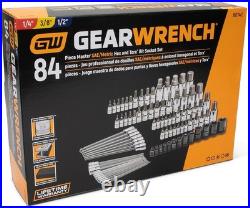 GEARWRENCH 80742 84 Pc. Master SAE/Metric Hex And Torx Bit Socket Set