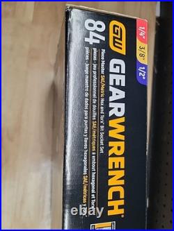 GEARWRENCH 80742 84 Pc. Master SAE/Metric Hex And Torx Bit Socket Set BRAND NEW