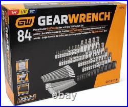 GEARWRENCH 80742 Master SAE/Metric Hex And Torx Bit Socket Set 84 Pc