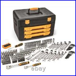GEARWRENCH Mechanics Hand Tool Set 1/4 in. And 3/8 in. Dr. 90 Tooth 232 Pc 80949