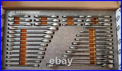 GEARWRENCH SAE/MM Std and Stubby Combination Ratcheting Wrench Set 32 Pc EVA