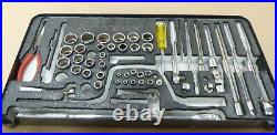 GMTK GENERAL MECHANICS TOOL KIT SK USA SAE METRIC WRENCHES SOCKETS With HARD CASE